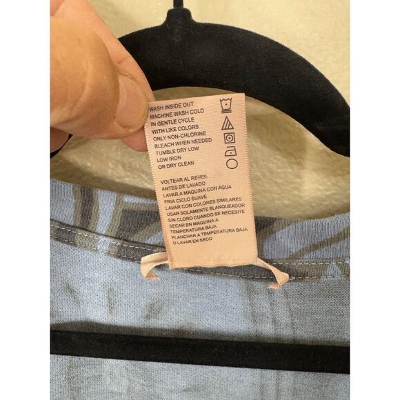 Philosophy Women's Blue Blouse Size 2X short sleeve plus size polyester round ne - Picture 4 of 6